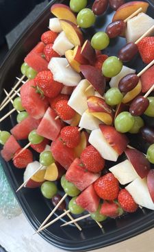 en *** med frukt